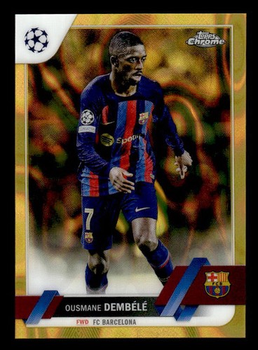 Ousmane Dembele 2022 Topps Cromo Oro Lava /35