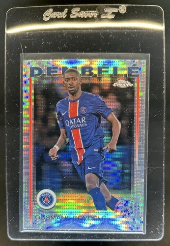 Ousmane Dembele 2024 Topps Cromo UEFA Pulsar Refractor #109