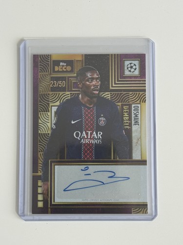 Ousmane Dembele 2025 Topps Deco UEFA Purple /50