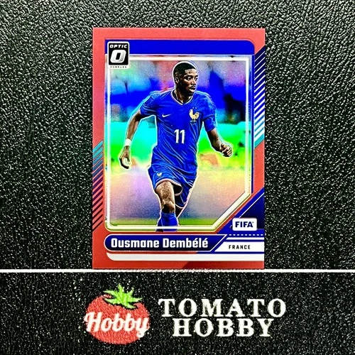 Ousmane Dembele 2024 Panini Donruss FIFA 2024-25 Optic Red Refractor /299