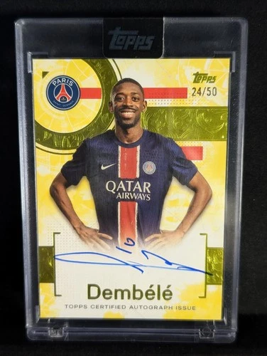 Ousmane Dembele 2025 Topps Exhibition PSG /50