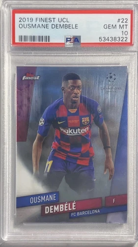 Ousmane Dembele 2019 Topps Finest #22