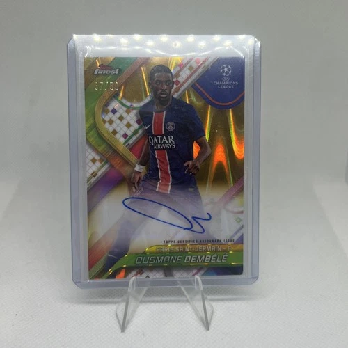 Ousmane Dembele 2024 Topps Finest 37/50