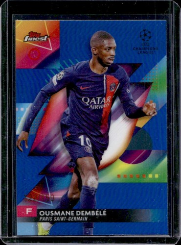Ousmane Dembele 2023 Topps Finest Azul /150