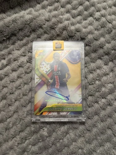 Ousmane Dembele 2024 Topps Finest Gold /50