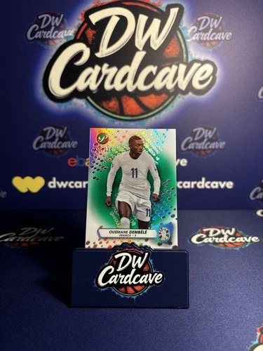 Ousmane Dembele 2024 Topps Finest Green Speckle /125
