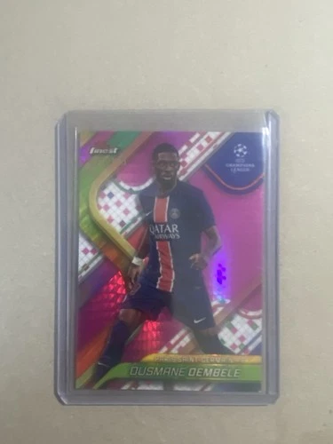 Ousmane Dembele 2025 Topps Finest Magenta 72/125