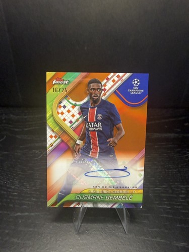 Ousmane Dembele 2024 Topps Finest Naranja 16/25