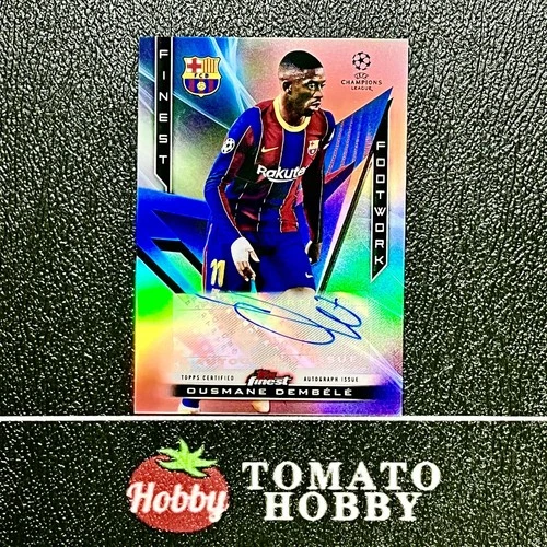 Ousmane Dembele 2021 Topps Finest Refractor /50