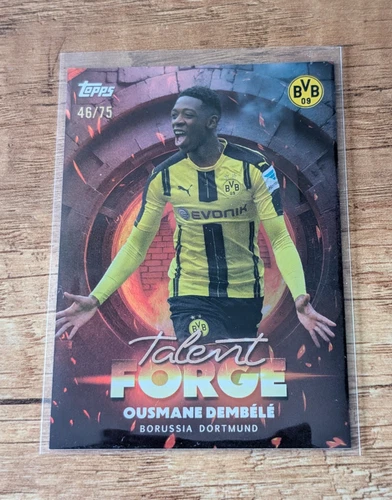 Ousmane Dembele 2025 Topps Focus Rose Gold /75