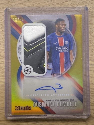 Ousmane Dembele 2024 Topps Merlin Chrome /50