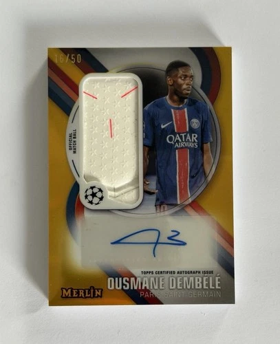 Ousmane Dembele 2024 Topps Merlin Chrome /50