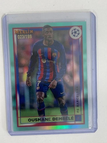 Ousmane Dembele 2023 Topps Merlin Chrome Parallel /199