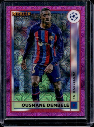 Ousmane Dembele 2022 Topps Merlin Chrome Pink Refractor /275