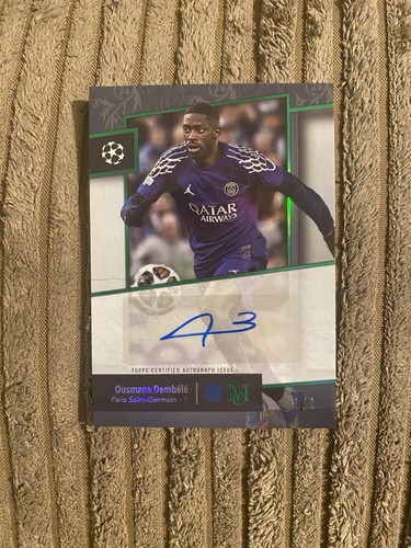 Ousmane Dembele 2024 Topps Museum 1/1