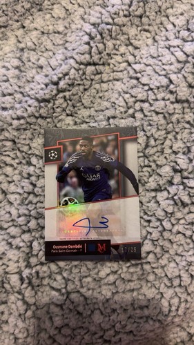 Ousmane Dembele 2024 Topps Museum Collection UEFA Ruby /25