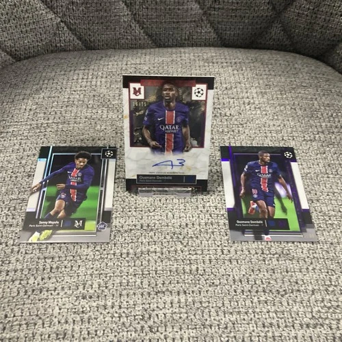 Ousmane Dembele 2024 Topps Museum Collezione UEFA Marmorizzato /25