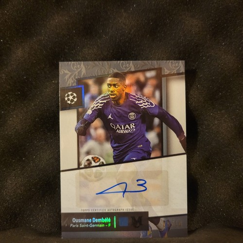 Ousmane Dembele 2024 Topps Museum Diamond Black /10