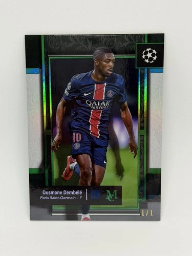 Ousmane Dembele 2024 Topps Museum Emerald 1/1