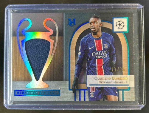 Ousmane Dembele 2024 Topps Museum UEFA Zaffiro /75