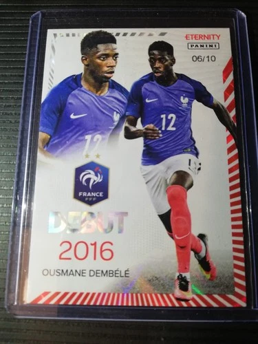 Ousmane Dembele 2025 Panini Eternity Bleus Red /10 /10