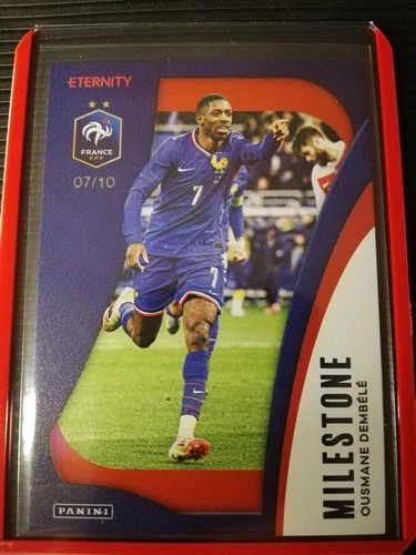 Ousmane Dembele 2025 Panini Eternity Bleus Red /10 /10