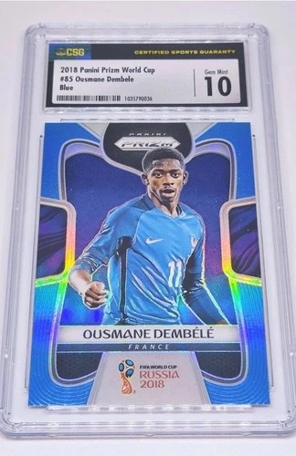 Ousmane Dembele 2018 Panini Prizm Blue /199