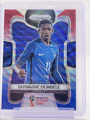 Ousmane Dembele 2018 Panini Prizm FIFA World Cup Red White Blue
