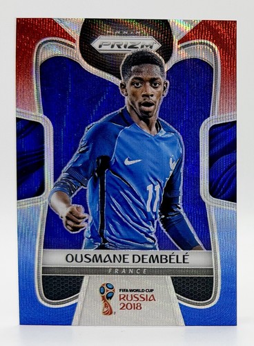 Ousmane Dembele 2018 Panini Prizm World Cup Red White Blue