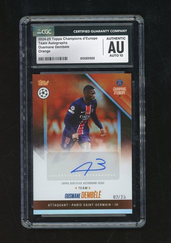 Ousmane Dembele 2024 Topps PSG Champions D'Europe /25
