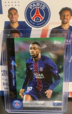Ousmane Dembele 2025 Topps PSG Team Set 38/99