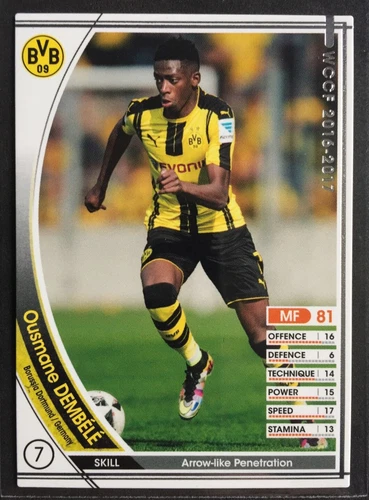 Ousmane Dembele 2016 Panini SEGA WCCF