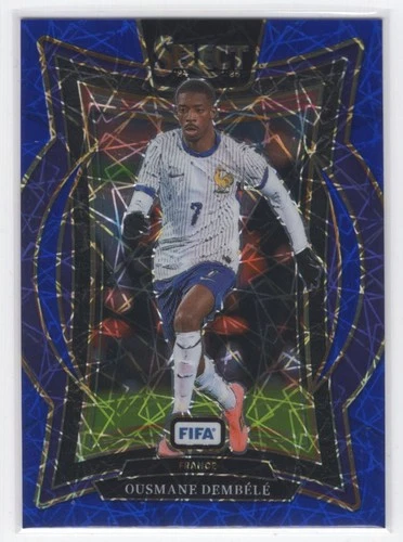 Ousmane Dembele 2024 Panini Select Blue Lazer