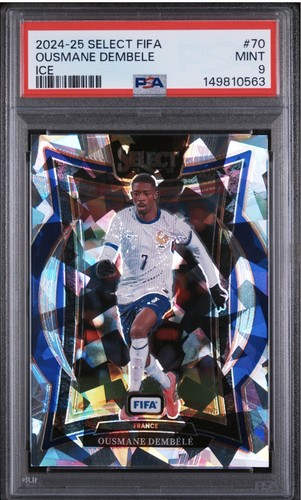 Ousmane Dembele 2024 Panini Select FIFA Ice Prizm