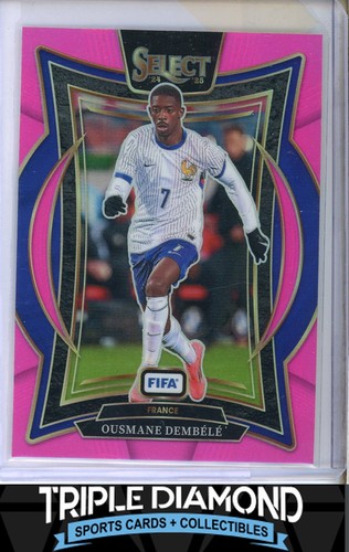 Ousmane Dembele 2024 Panini Select FIFA Pink Prizm /59
