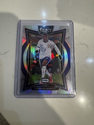 Ousmane Dembele 2024 Panini Select FIFA Silver Prizm