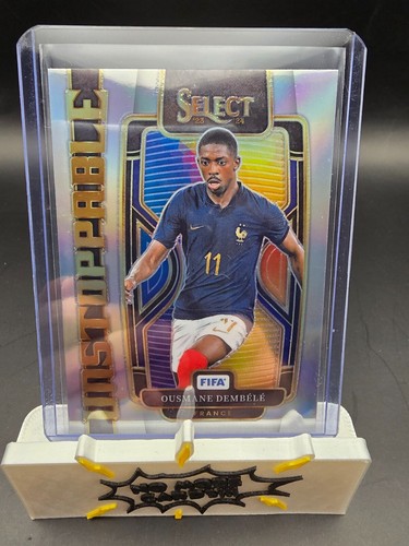 Ousmane Dembele 2023 Panini Select FIFA Silver Prizm