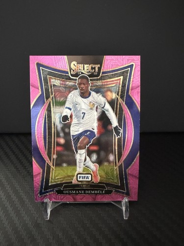 Ousmane Dembele 2024 Panini Select Pink Mojo Prizm /299