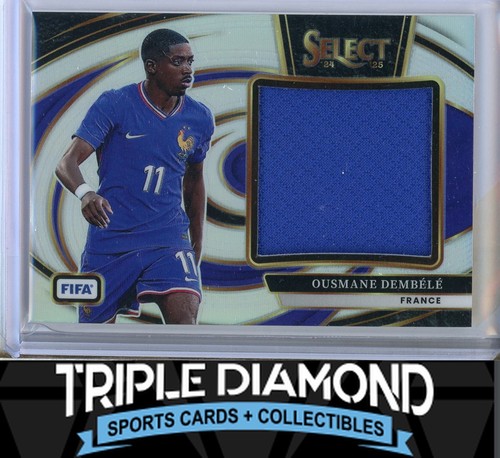 Ousmane Dembele 2024 Panini Select Silver Prizm