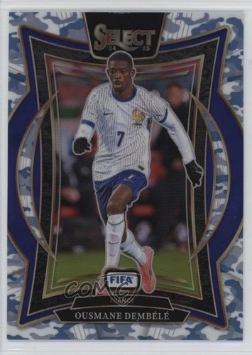 Ousmane Dembele 2024 Panini Select Winter Camo Prizm 17/30