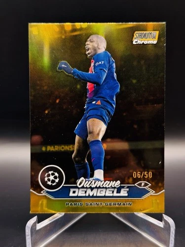 Ousmane Dembele 2023 Topps Stadium Club Chrome UCC Gold 100/50