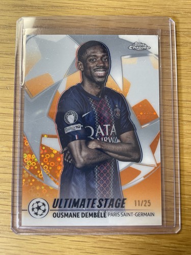 Ousmane Dembele 2025 Topps UCC UEFA Flagship Orange /25