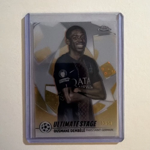 Ousmane Dembele 2025 Topps UEFA Champions League Gold /50