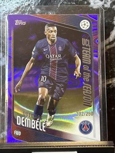 Ousmane Dembele 2026 Topps UEFA Champions League Purple /250
