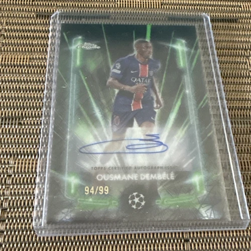 Ousmane Dembele 2024 Topps UEFA Club Competitions Black Laser /99