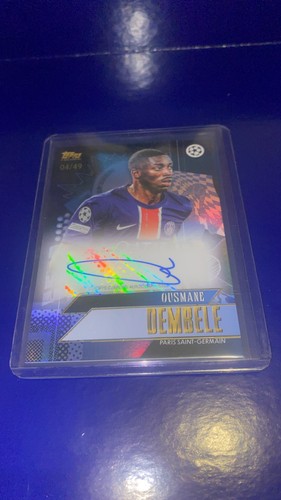 Ousmane Dembele 2024 Topps UEFA UCC Azul /49