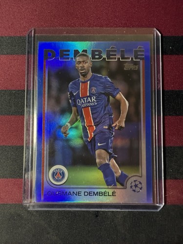 Ousmane Dembele 2024 Topps UEFA UCC Azul Foilboard /125