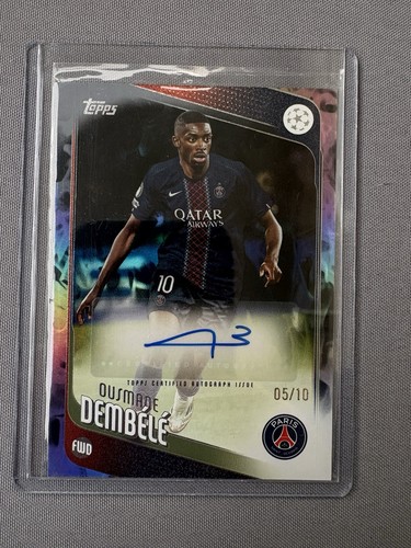 Ousmane Dembele 2026 Topps UEFA UCC Black Foil /10