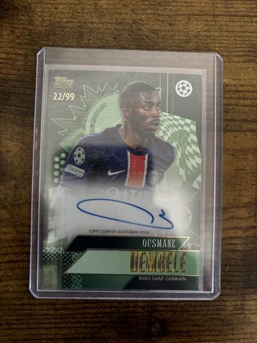 Ousmane Dembele 2024 Topps UEFA UCC Green /99