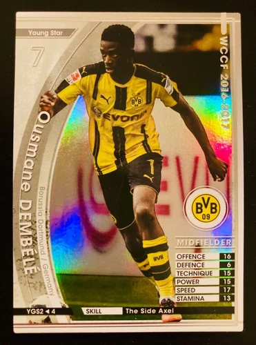 Ousmane Dembele 2016 Panini WCCF Refractor